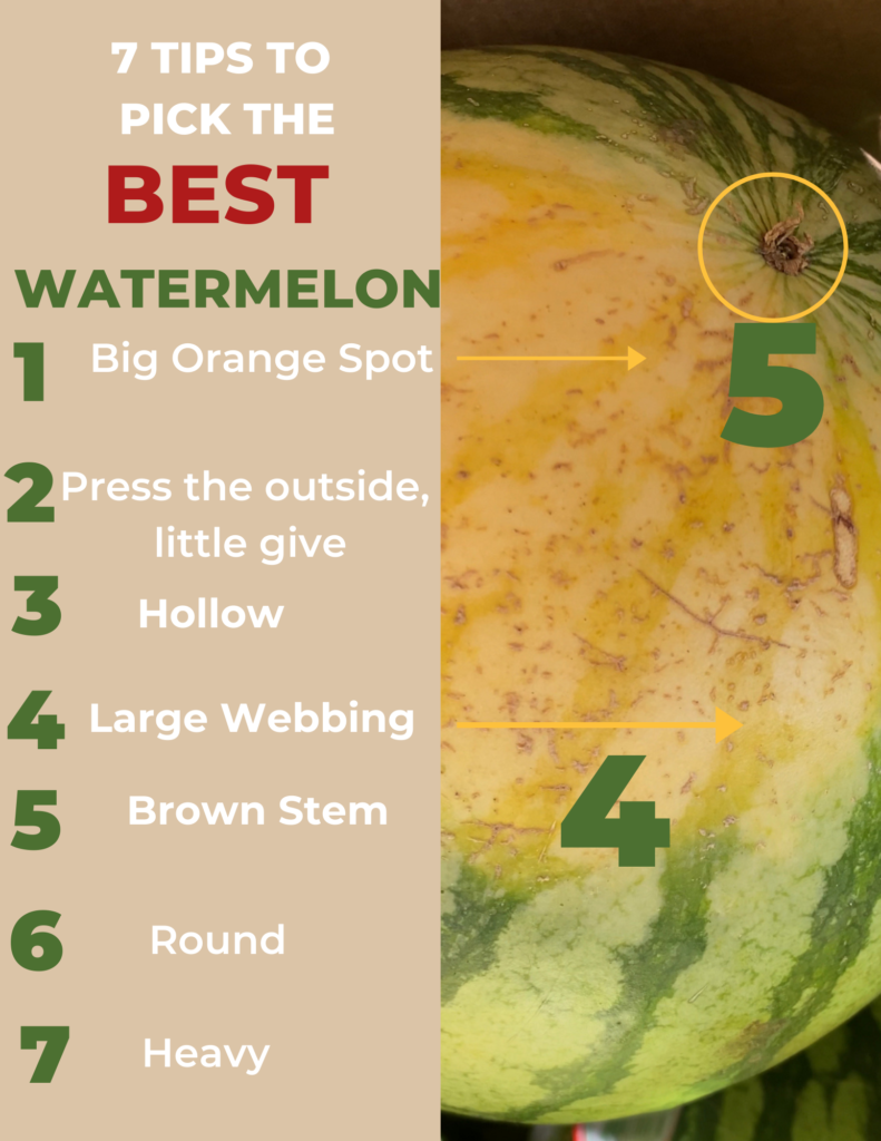 7 tips to pick the perfect watermelon