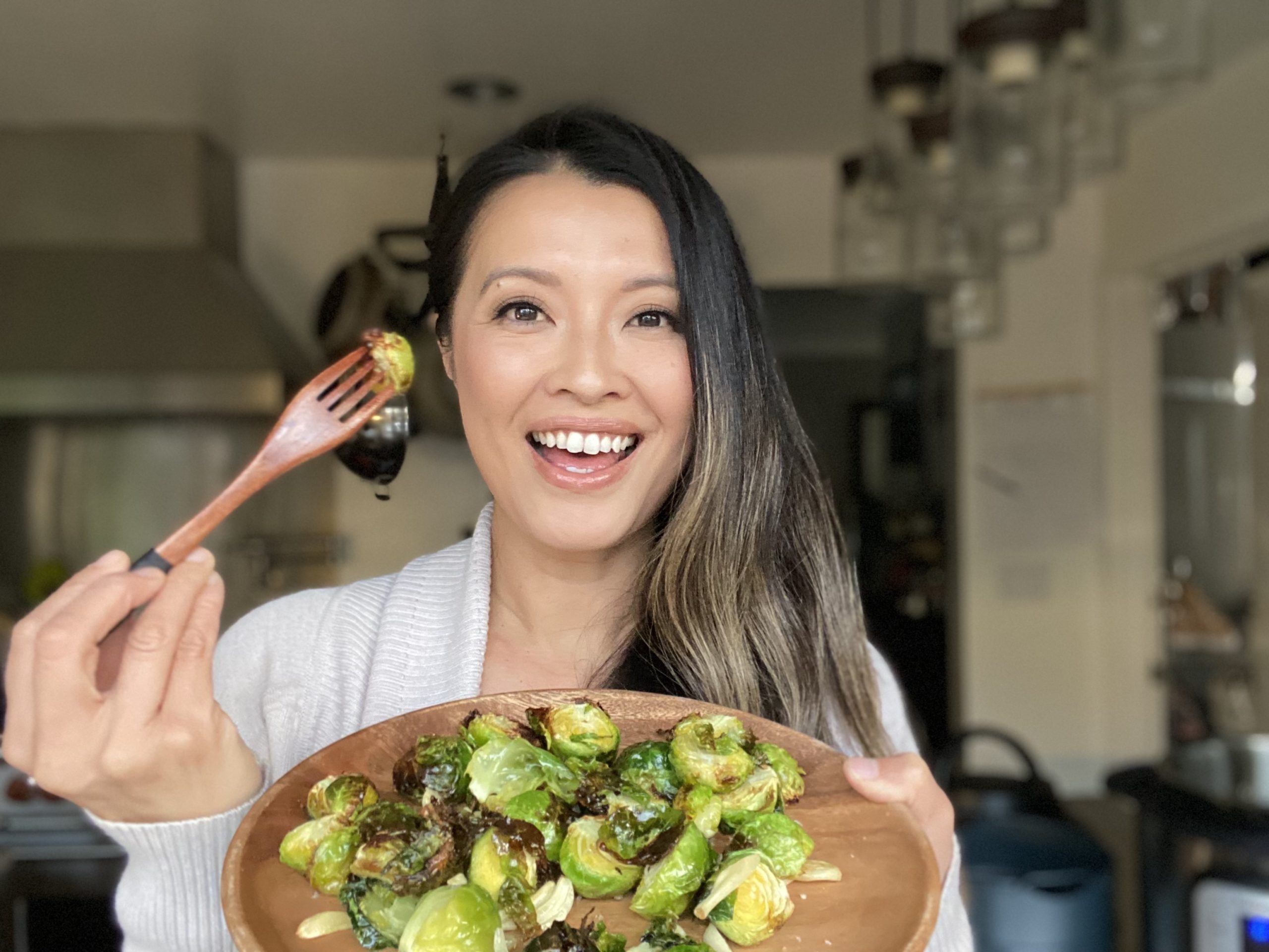 air fry brussels sprouts